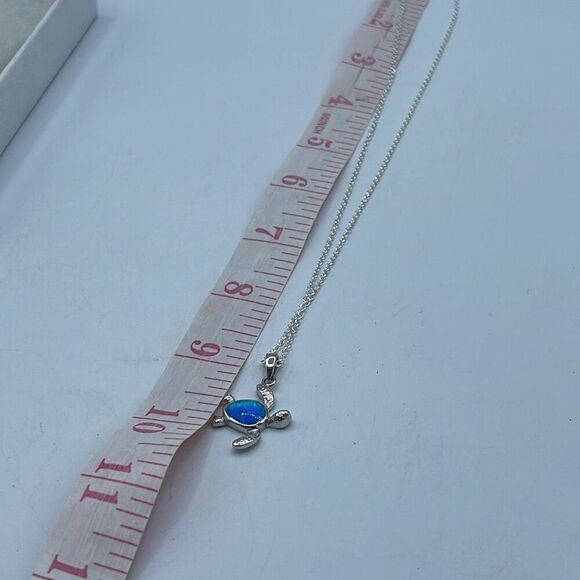 New in package silver opal turtle 18” necklace - Picture 6 of 8
